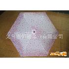 大量批發(fā)定做粉色桃心碎花三折小雨傘 鉛筆傘 歲末優(yōu)惠大放送_1